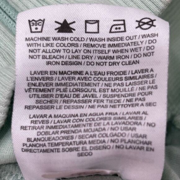 Nike Hoodie Anorak Sweatshirt Youth Girls Large Seafoam Green Full Zip Thumbhole - Picture 12 of 12